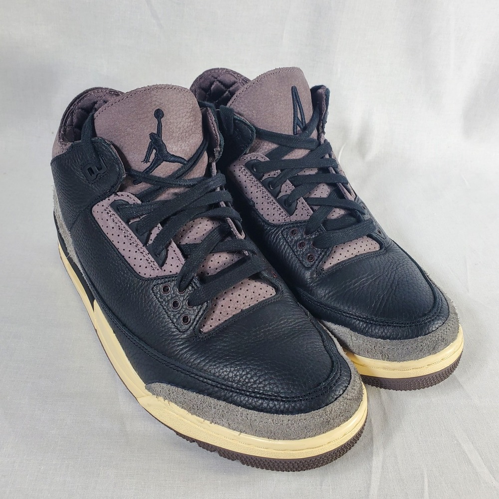 Jordan 3 A Ma Maniere Black "While You We're Sleeping" US Men 12.5 UK 10 Worn